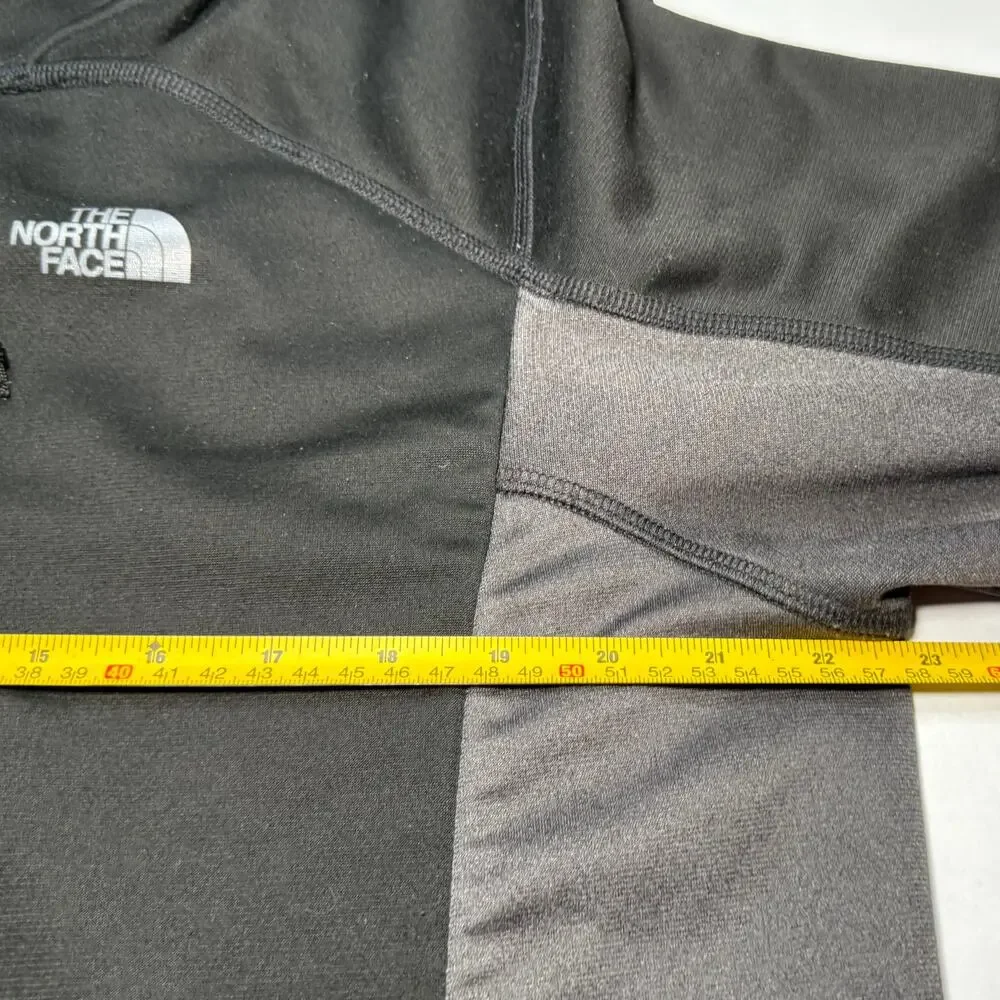 Men's The North Face Black/Grey full zip fleece hoodie size Large